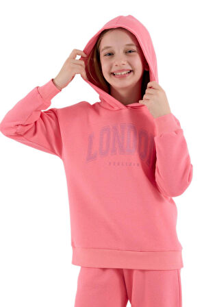 RolyPoly Kız Çocuk Pembe Garson Boy Eşofman Takımı 3691-G 