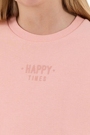 RolyPoly Kız Çocuk Somon Garson Boy Eşofman Takımı 3694-G 