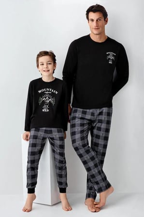 Arnetta Erkek Çocuk Uzun Kol Pijama Takımı 3501-2