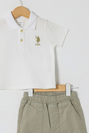 U.S POLO ASSN ERKEK BEBEK 2Lİ TAKIM - Beyaz