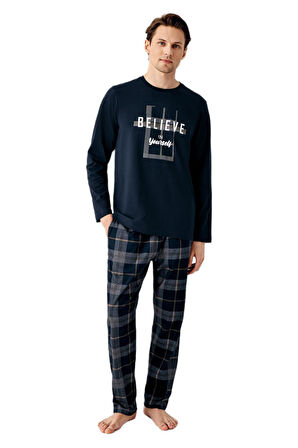 Arnetta Erkek Lacivert Pijama Takım 3508 