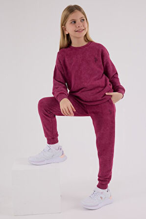 U.S. Polo Assn US2302-G  Kız Çocuk İkili Takım