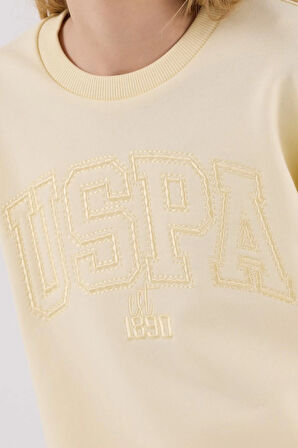 U.S. Polo Assn. Kız Çocuk Eşofman Takımı Limon