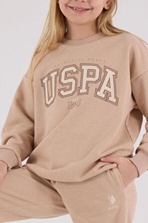 U.S. Polo Assn. Kız Çocuk Eşofman Takımı Büskivi