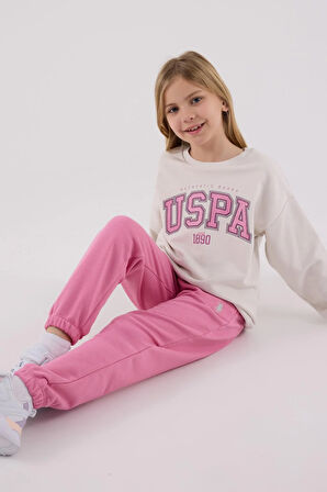 U.S. Polo Assn. Kız Çocuk Eşofman Takımı Taş