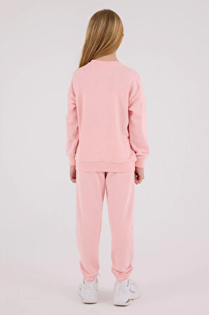 U.S. Polo Assn. Kız Çocuk Eşofman Takımı Açık Pembe