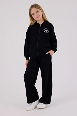 RolyPoly Kız Çocuk Eşofman Takım Siyah