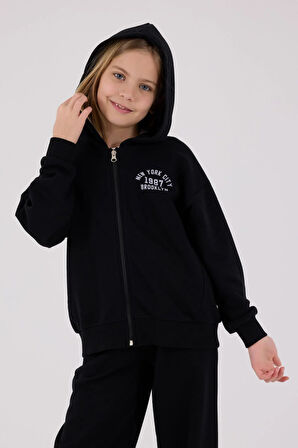 RolyPoly Kız Çocuk Eşofman Takımı Siyah