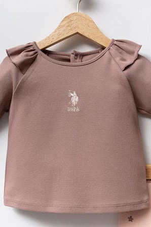 U.S. Polo Assn USB2760  Kız Bebek 2Li Takım