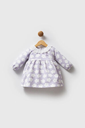 U.S. Polo Assn. Kız Bebek Pike Elbise Lila