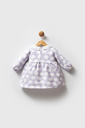 U.S. Polo Assn. Kız Bebek Pike Elbise Lila