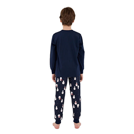 RolyPoly RP3680-2 Erkek Çocuk Kışlık İkili Pijama Takım