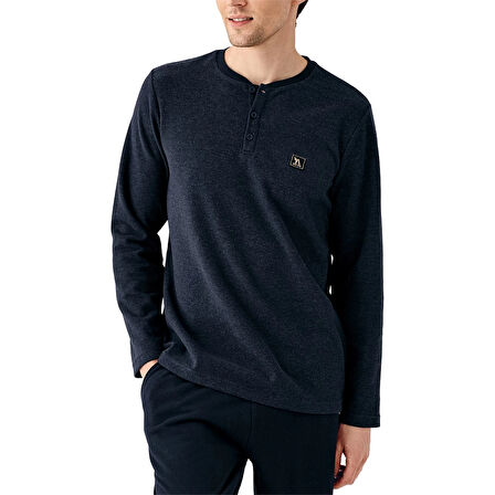 Arnetta AR3503-X Erkek Kışlık Büyük Beden İkili Pijama Takım