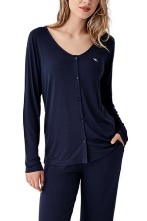 Arnetta Kadın Lacivert Pijama Takımı 3460-S