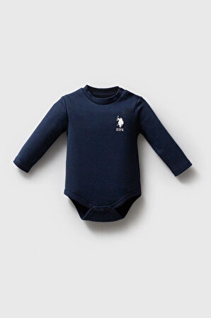 U.S. Polo Assn. Erkek Bebek 3'Lü Body Set Lacivert