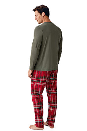 Arnetta Erkek Yeşil Pijama Takımı 3513 