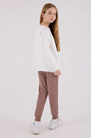 U.S. Polo Assn. Kız Çocuk Eşofman Takımı Beyaz