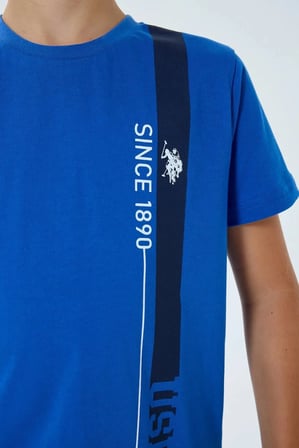 U.S. Polo Assn Erkek Çocuk Süprem Şortlu Takım Mavi