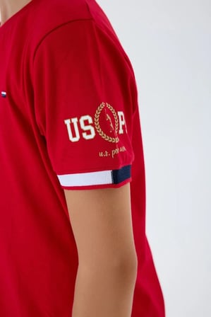 U.S. Polo Assn Erkek Çocuk Bermuda  2'li Takım Kırmızı