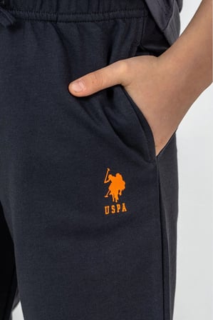 U.S. Polo Assn Erkek Çocuk Süprem Şortlu Takım Füme