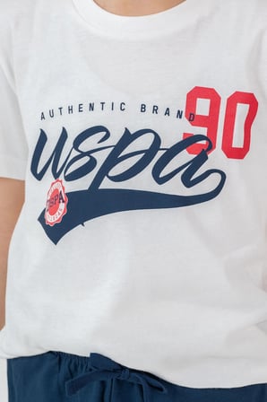Us Polo 2431 Kısa Kollu Bermuda Takım
