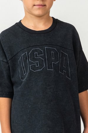 U.S. POLO ASSN. 2437 Erkek Çocuk Kısa Kol Bermuda Takım