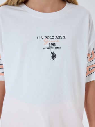 U.S. Polo Assn Kids 9-14 Yaş Takım - Beyaz