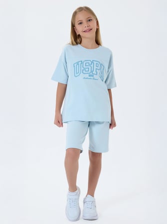 U.S. Polo Assn Kids 4-7 Yaş Takım - Mavi