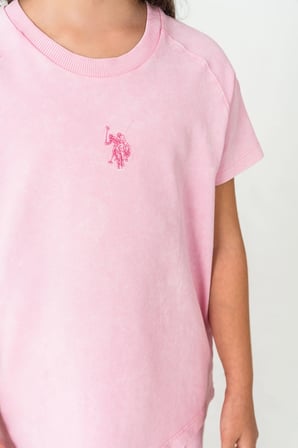 U.S.POLO ASSN.2529  Kız Çocuk Kısa Kollu Eşofman Takımı