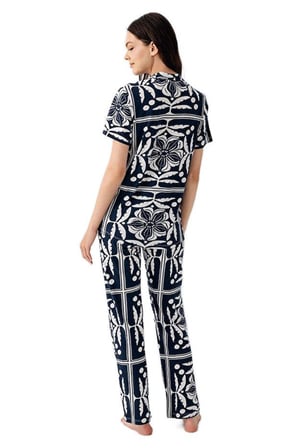 Arnetta Kadın Lacivert Pijama Takım 3567-S