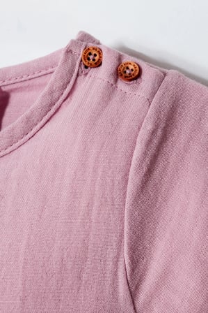U.S POLO ASSN. KIZ BEBEK MÜSLİN ELBİSE - LİLA