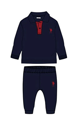 U.S. Polo Assn Erkek Bebek 2 li Takım Lacivert