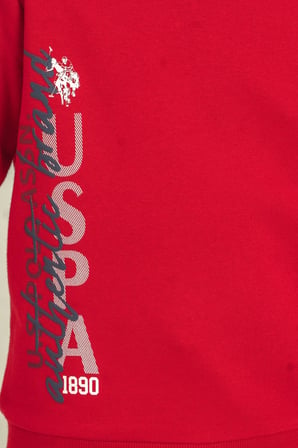 U.S. Polo Assn Erkek Çocuk Uzun Kol İkili Takım Kırmızı