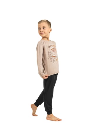 Roly Poly Erkek Çocuk Kiremit Pijama Takımı 3689