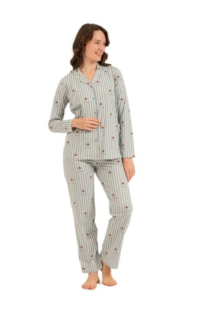 Arnetta Kadın Yeşil Pijama Takımı AR3735-S