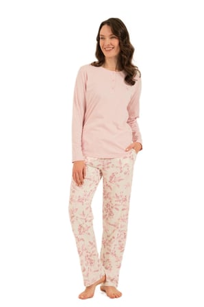 Arnetta Kadın Pembe Pijama Takımı 3744-S