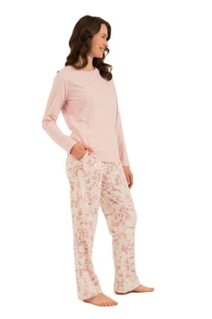 Arnetta Kadın Pembe Pijama Takımı 3744-X
