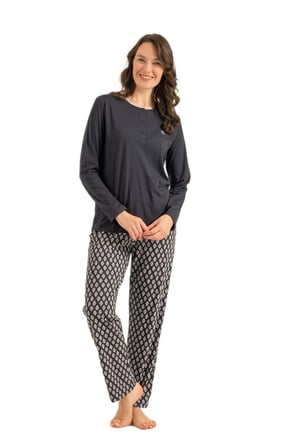 Arnetta Kadın Antrasit Pijama Takımı 3749-S