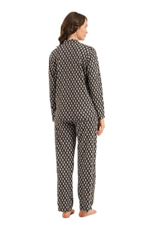 Arnetta Kadın Antrasit Uzun Kollu Pijama Takımı 3750-S 
