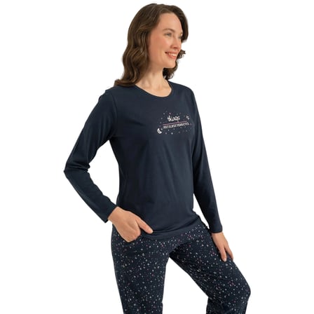 Arnetta AR3774S Kadın Uzun Kollu Pijama Takım