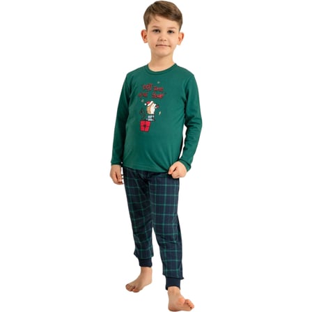 Arnetta AR3823C Baba Oğul Uzun Kollu İkili Pijama Takım (Oğul)