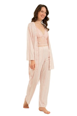 Arnetta Kadın Pembe Pijama Takımı 3756-S