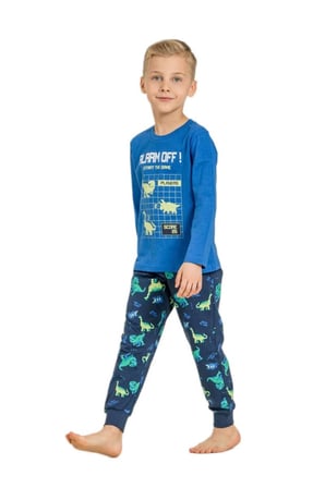 RolyPoly Erkek Çocuk Mavi Pijama Takımı 3860-3 