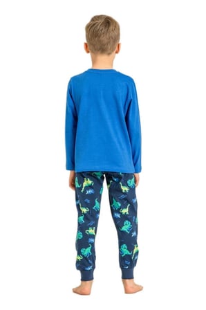 RolyPoly Erkek Çocuk Mavi Pijama Takımı 3860-3 