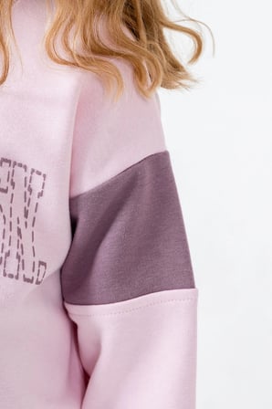 U.S. Polo Assn Kız Çocuk Baskılı Uzun Kol Eşofman Takımı Pembe