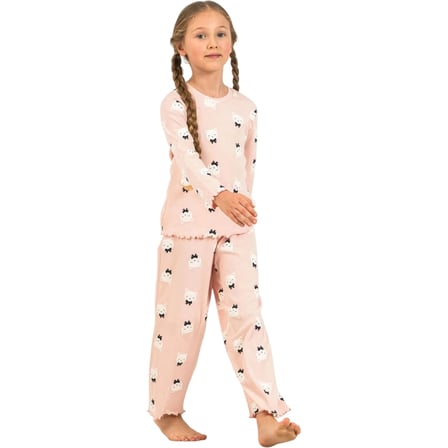 Rolypoly RP3901C Kız Çocuk Uzun Kol Pijama Takım