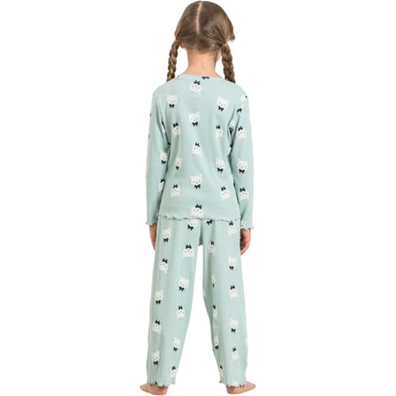 Rolypoly RP3901C Kız Çocuk Uzun Kol Pijama Takım
