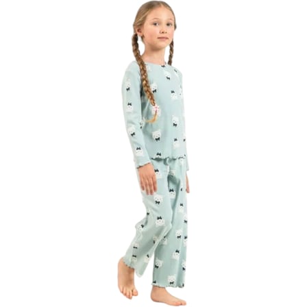 Rolypoly RP3901C Kız Çocuk Uzun Kol Pijama Takım