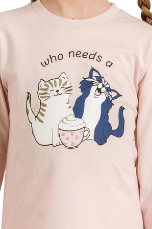 Rolypoly RP3902C Anne Kız Uzun Kol Pijama Takım (Kız Çocuk)