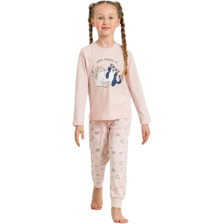 Rolypoly RP3902C Anne Kız Uzun Kol Pijama Takım (Kız Çocuk)